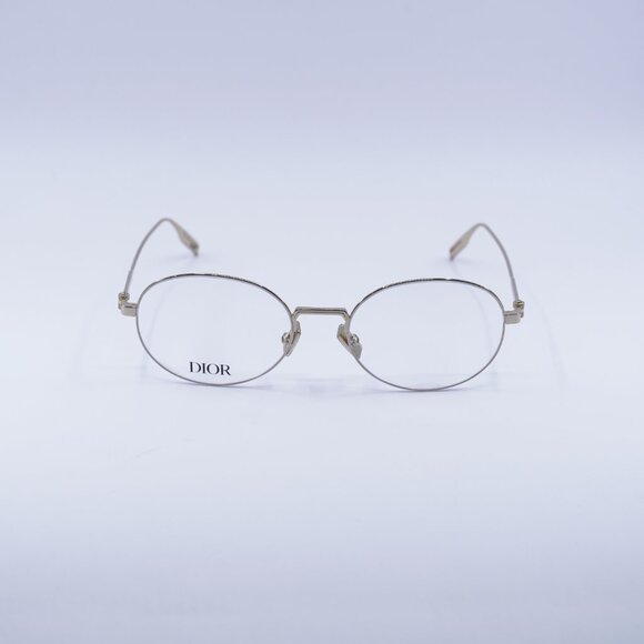 Dior NEODIORO R2U B000 Oval Eyeglasses 52mm - Gold - Picture 3 of 10